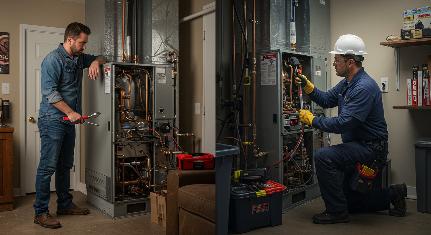 DIY vs Professional Furnace Repair: Which Option Is Safer?